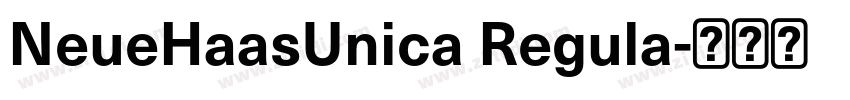 NeueHaasUnica Regula字体转换 NeueHaasUnica Regula字体转换
